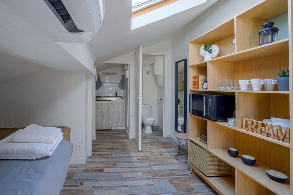 Studio sous les toits très bien placé et climatisé Apartment in Montpellier