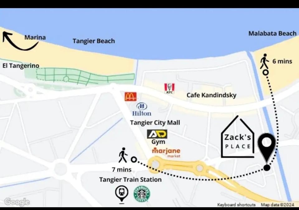 Luxury 11th Floor Apartments! 5 mins from beach, mall and station Apartment in Tangier