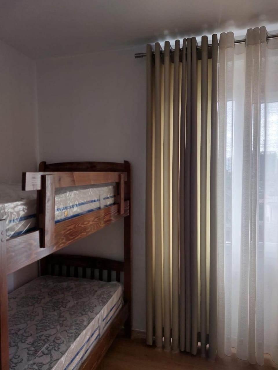 Bed, View (from property/room), Bedroom, City view, Garden view, bunk bed, Quiet street view, wardrobe