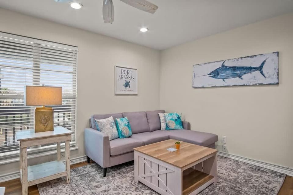Fish Station Bike Rack BBQ Golf Cart Access House in Port Aransas