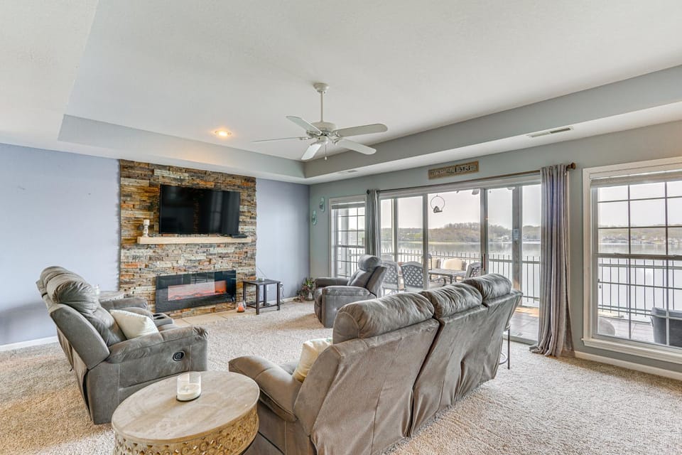 Pool Access at Waterfront Lake Ozarks Rental! House in Lake of the Ozarks