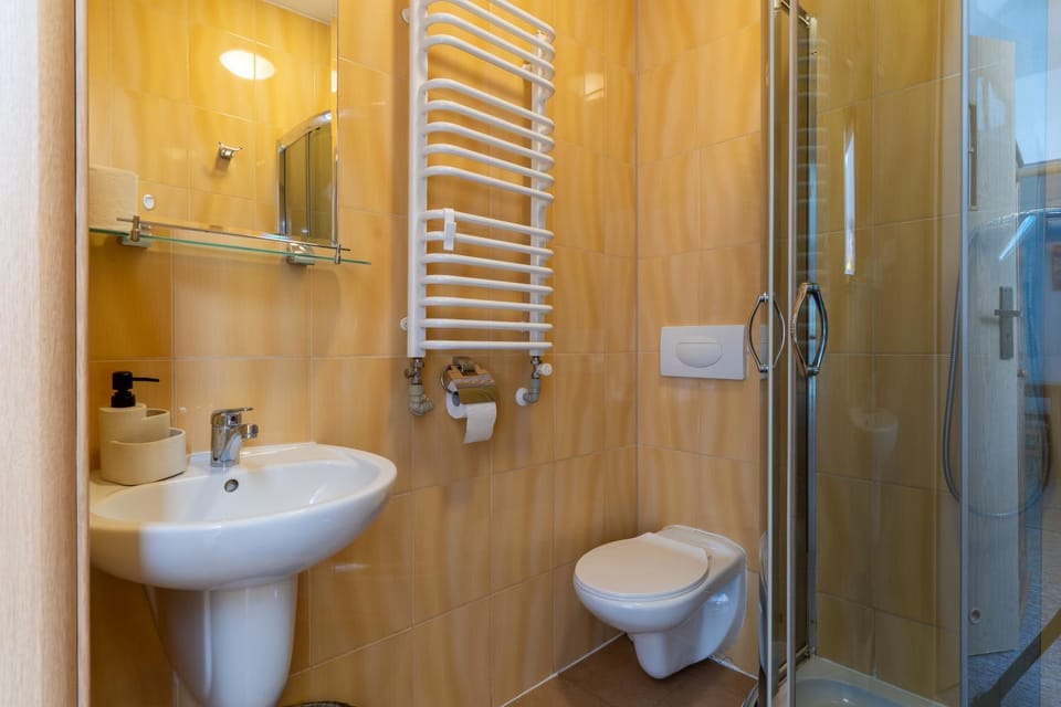 bidet, towels