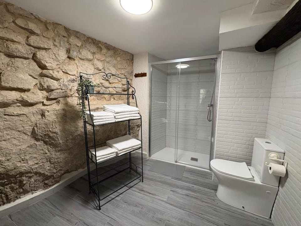 Shower, Toilet, Bathroom, towels