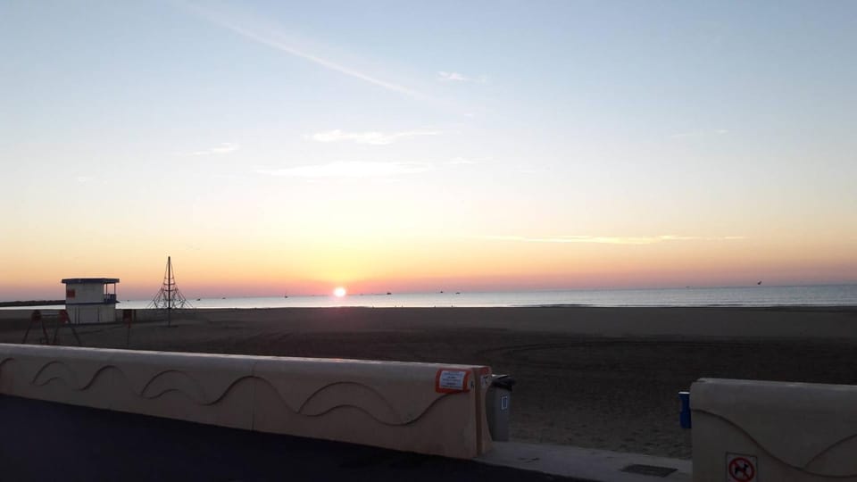 Natural landscape, Sea view, Sunrise, Sunset