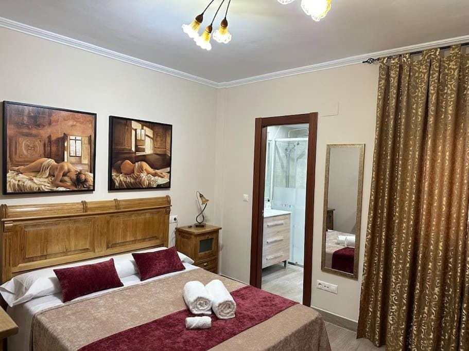 Bed, Bathroom, Bedroom, towels, wardrobe