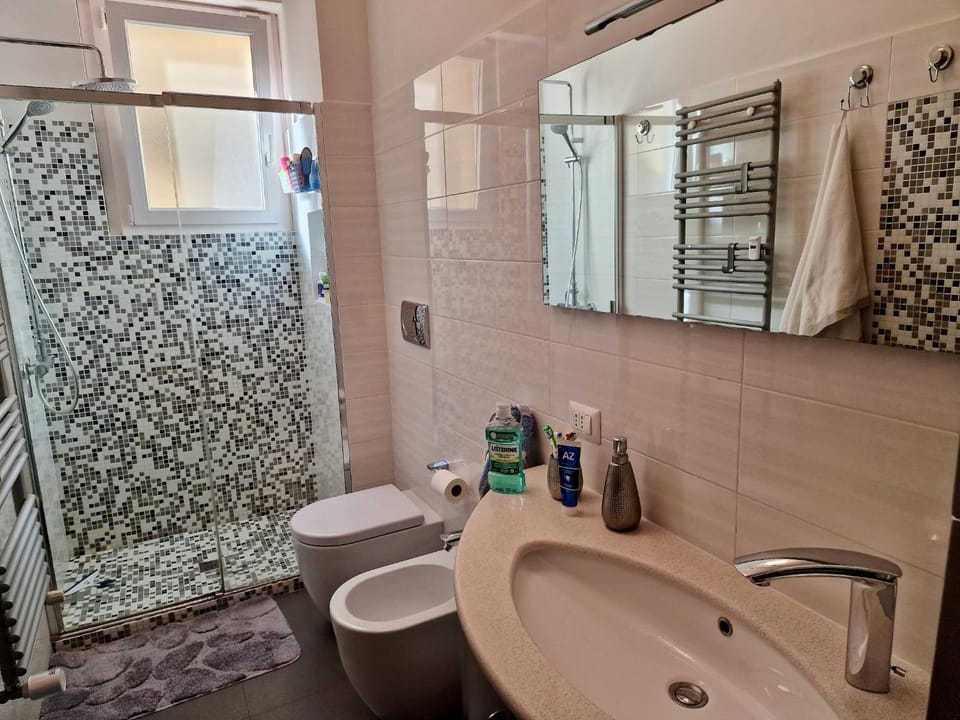 Shower, Toilet, Bathroom, towels