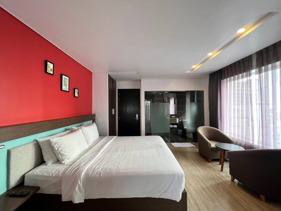 Bedroom, Sea view
