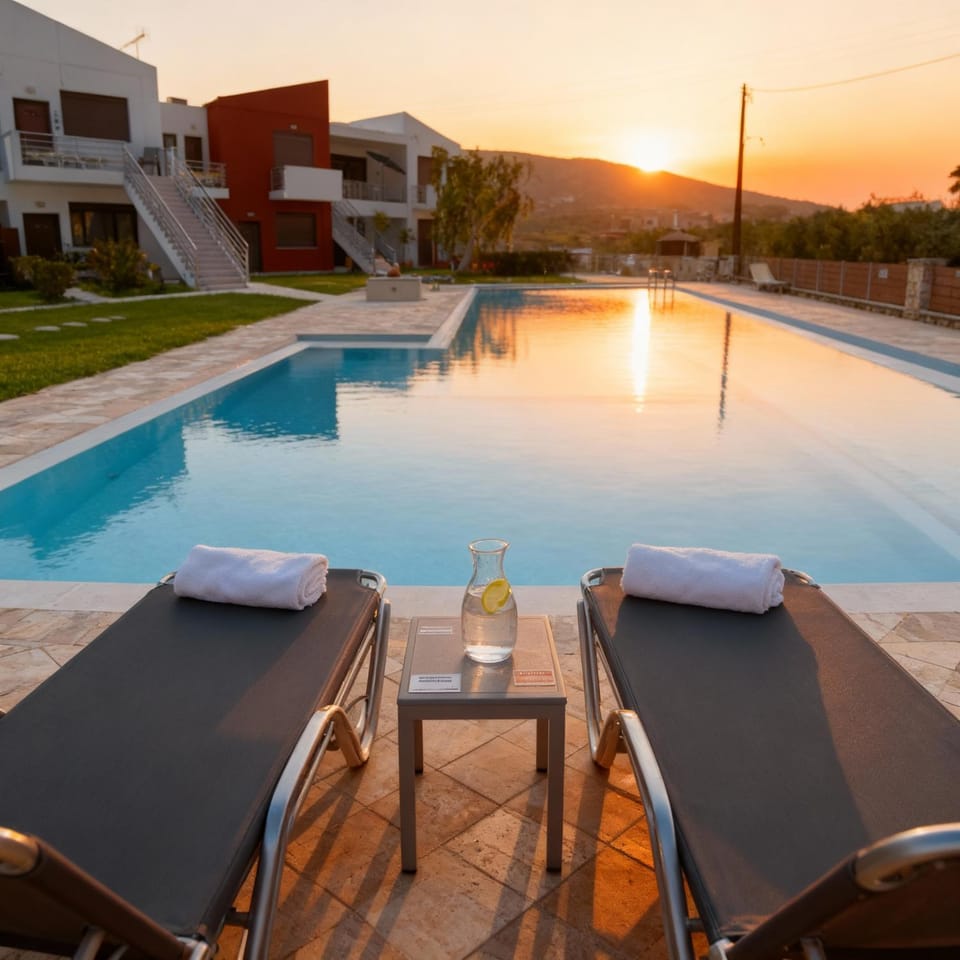 Property building, Patio, Day, Natural landscape, Food and drinks, Dining area, Mountain view, Pool view, Swimming pool, Drinks, Sunrise, Sunset, sunbed