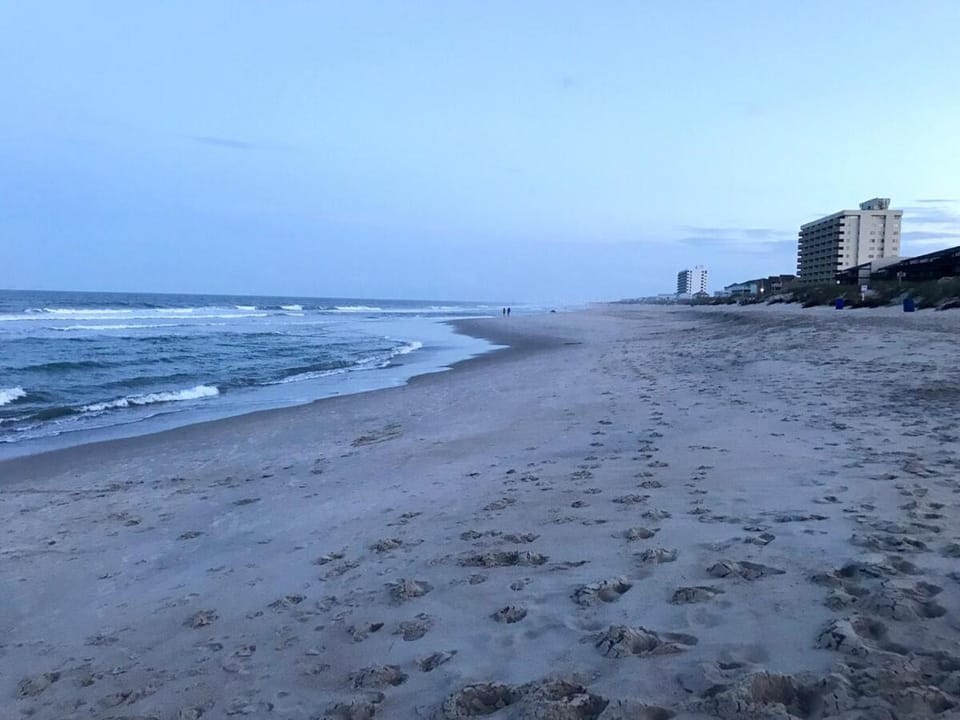 Kraken's Den * Oceanview * Steps to ocean * Pool Apartment in Carolina Beach