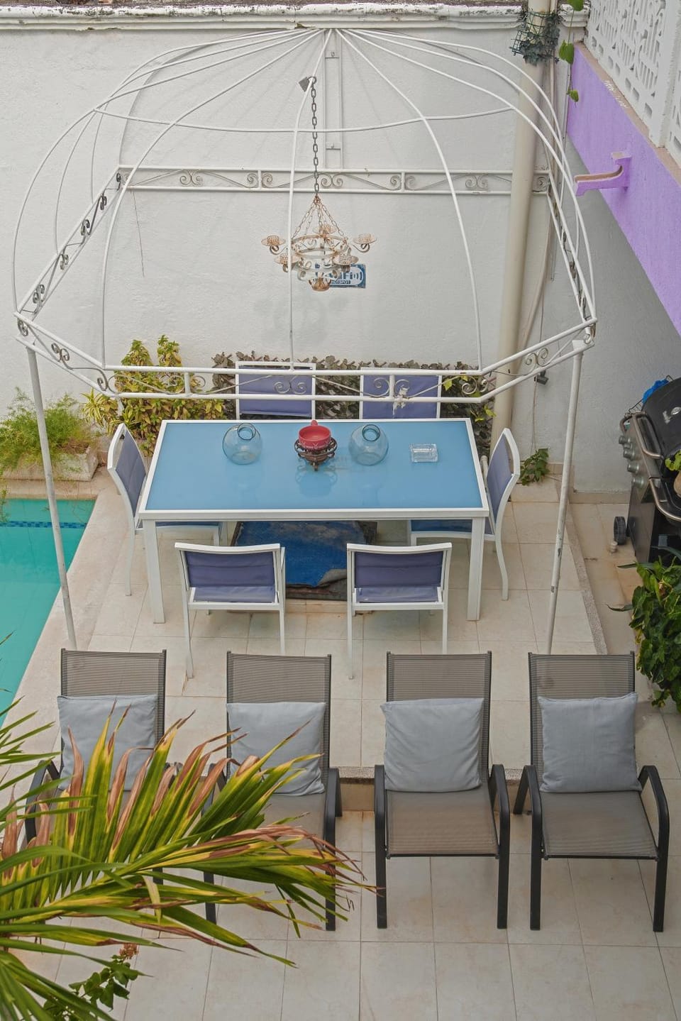 Patio, Day, Pool view, Swimming pool, sunbed