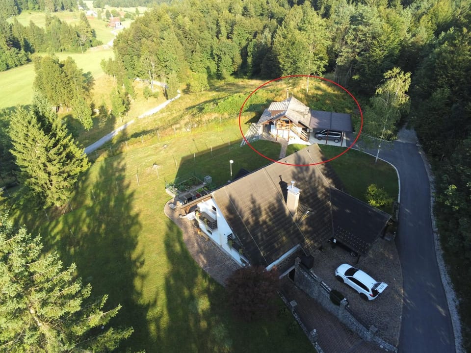Počitniška hiška v gozdnem raju House in Slovenia