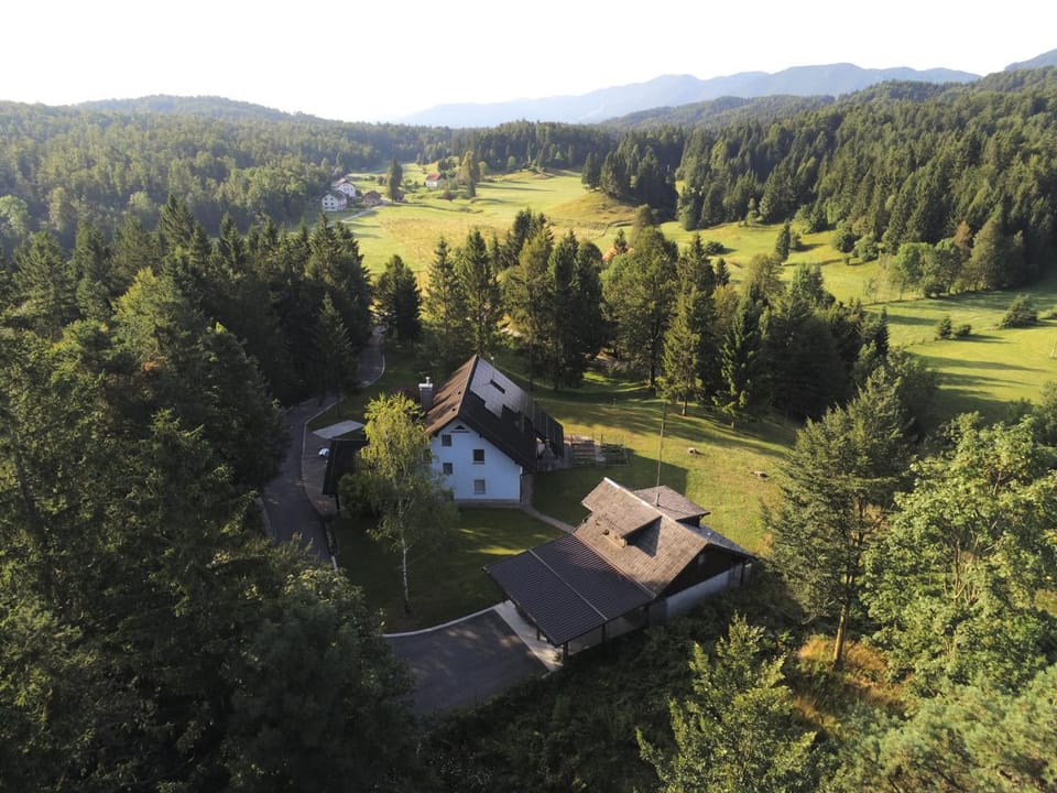 Počitniška hiška v gozdnem raju House in Slovenia