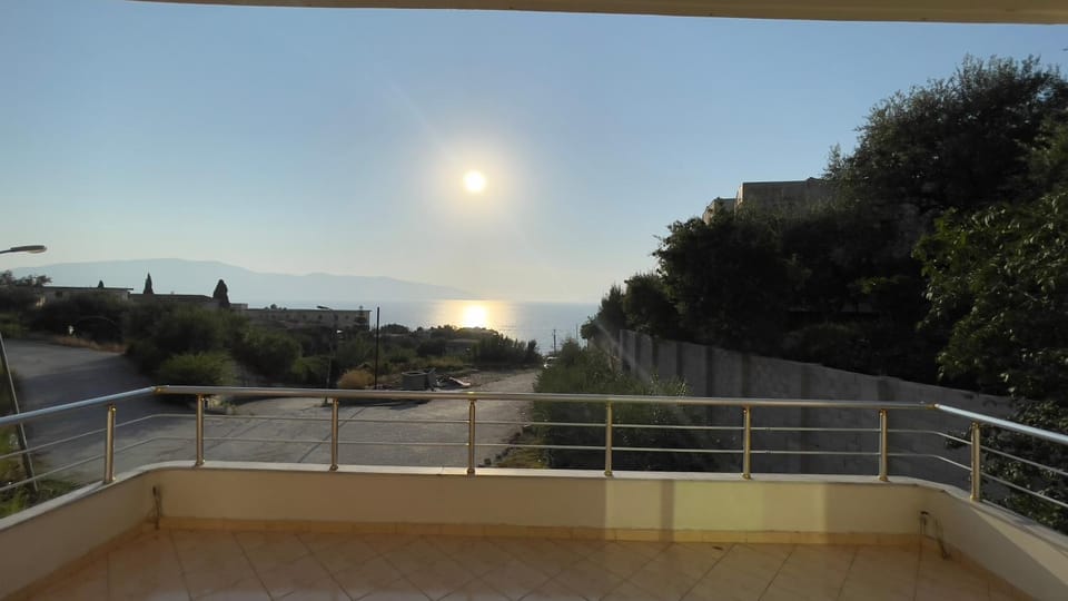 Natural landscape, View (from property/room), Balcony/Terrace, Sunset