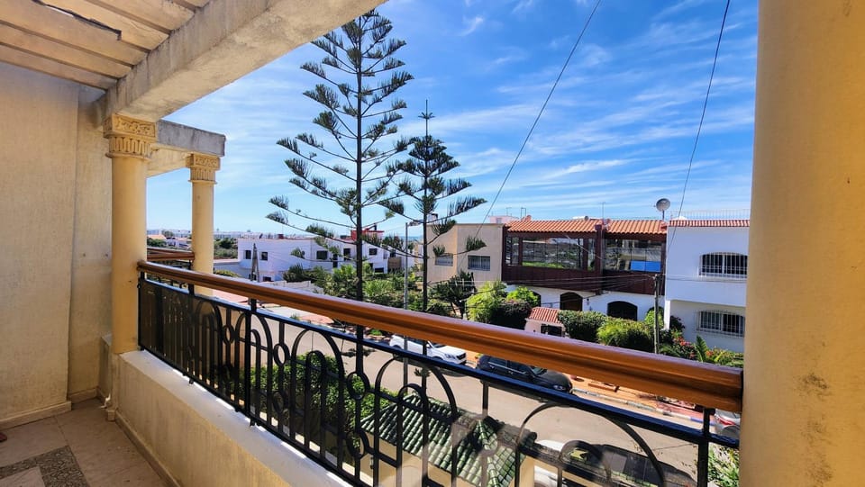 Property building, Day, View (from property/room), Balcony/Terrace, Parking