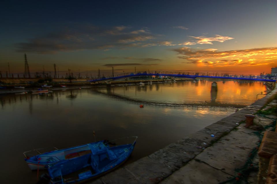Nearby landmark, Natural landscape, Sunset