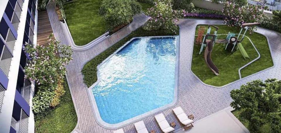 Day, Natural landscape, Garden, Garden view, Pool view, Swimming pool, Swimming pool, sunbed
