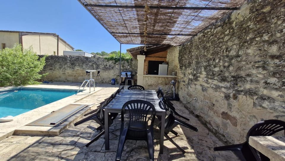 Patio, Pool view