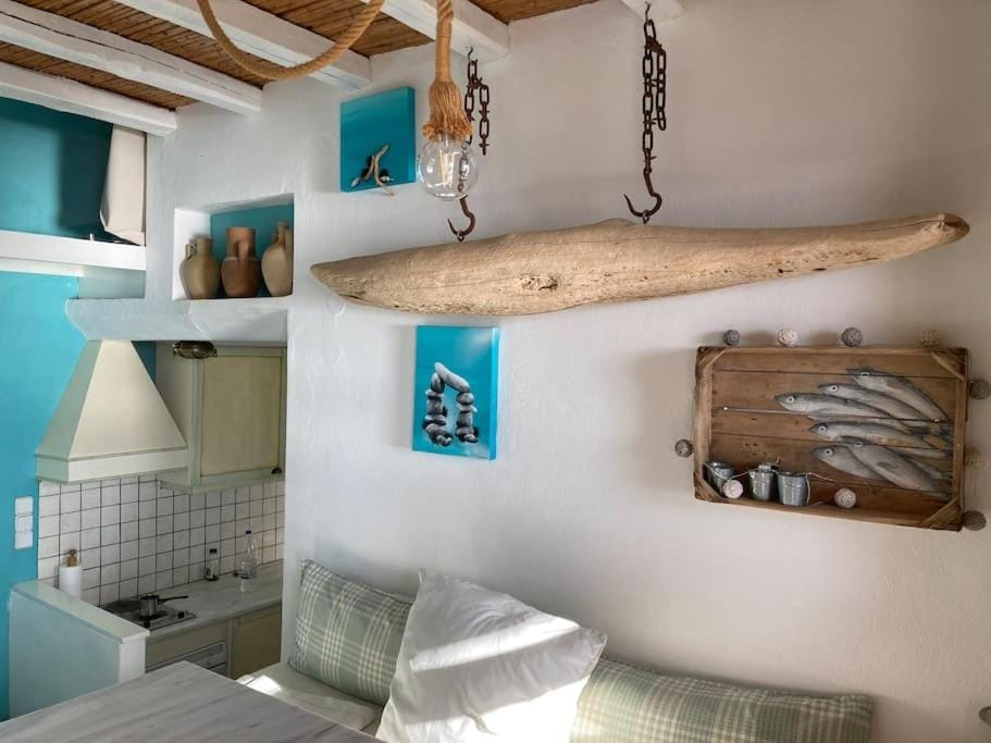 Design house on the beach House in Milos