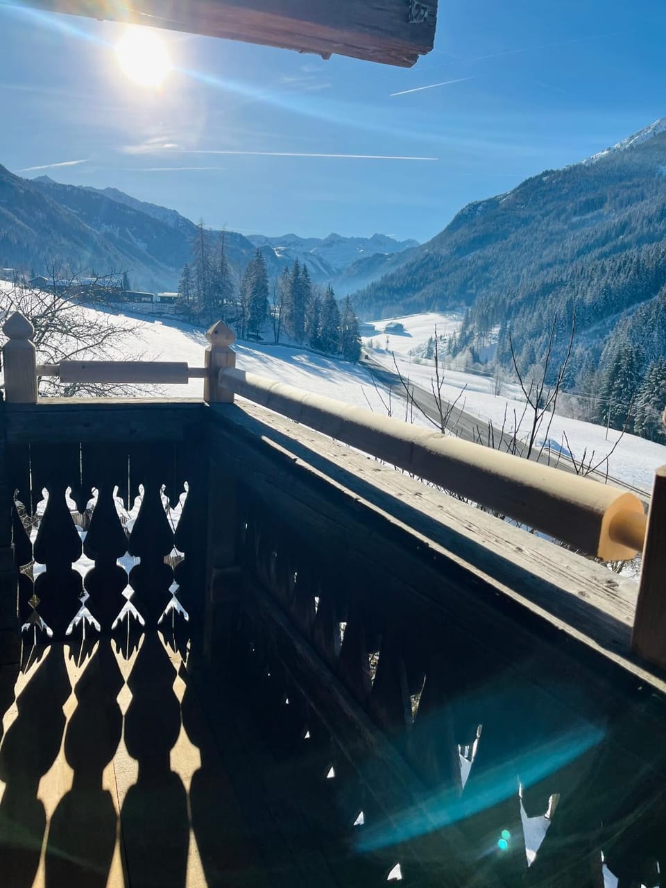 Natural landscape, Winter, Mountain view