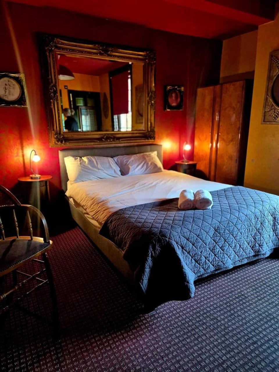 Bed, Bedroom, wardrobe