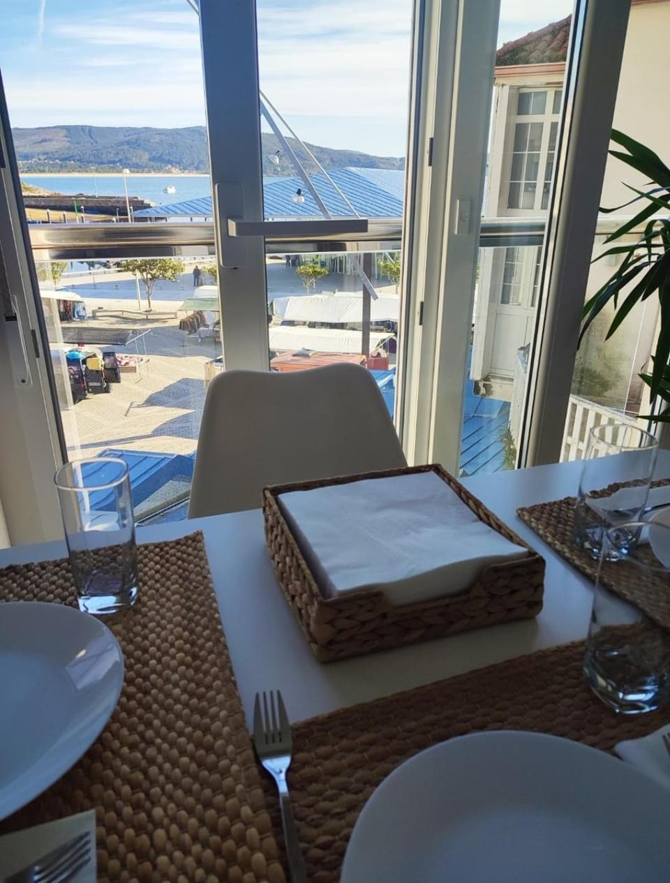 Vista al puerto. Apartment in Fisterra