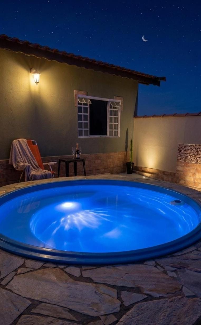 Casa Espaço Sara Piscina Privativa, Área Gourmet Churrasqueira e Fogão a Lenha à 5 min do Parque das Águas House in State of São Paulo