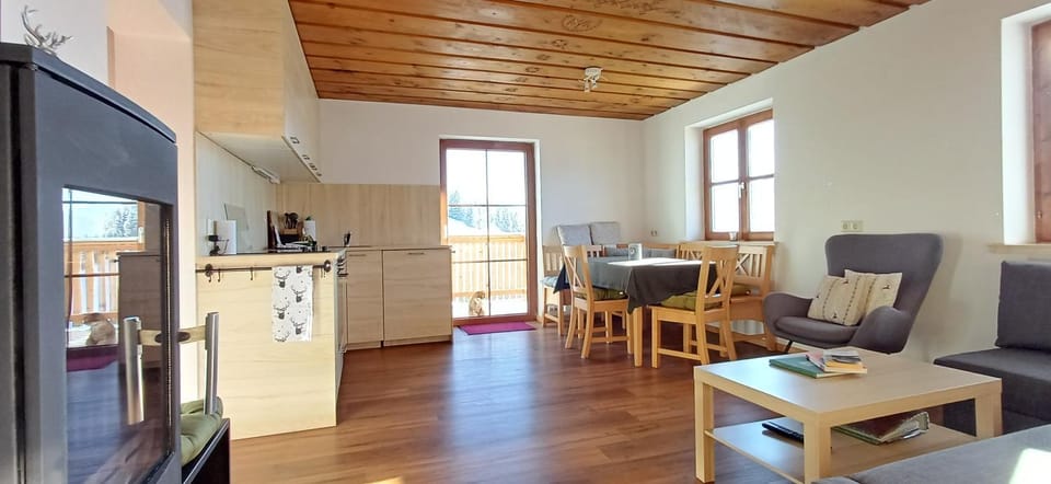 Kitchen or kitchenette, Living room, Seating area, pet friendly