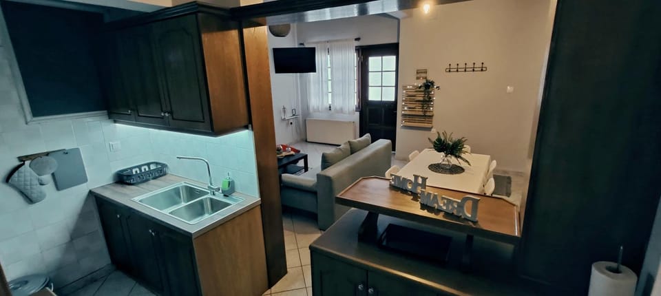TV and multimedia, Kitchen or kitchenette, Photo of the whole room, Seating area, Dining area