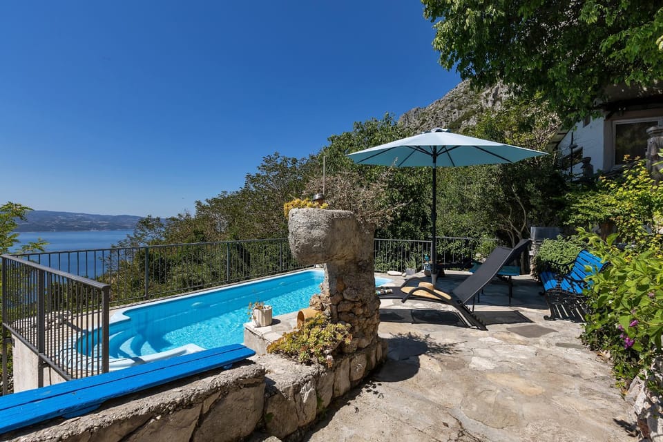 Spring, Natural landscape, Pool view, Sea view, Swimming pool