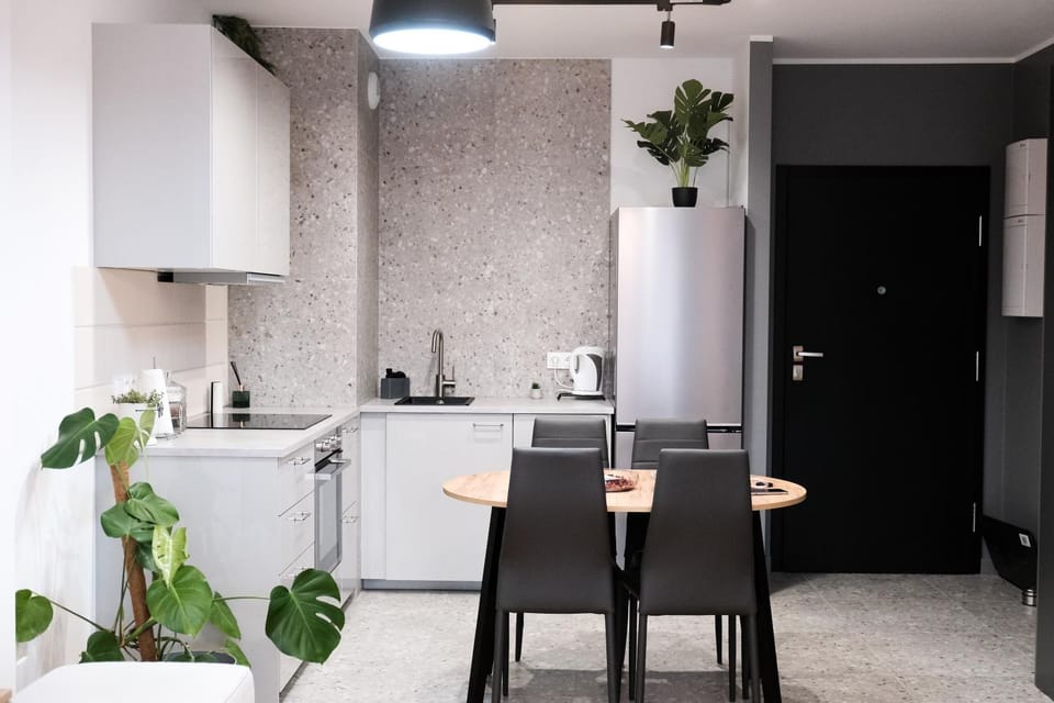 Coffee/tea facilities, Kitchen or kitchenette, Dining area, oven, pet friendly, stove