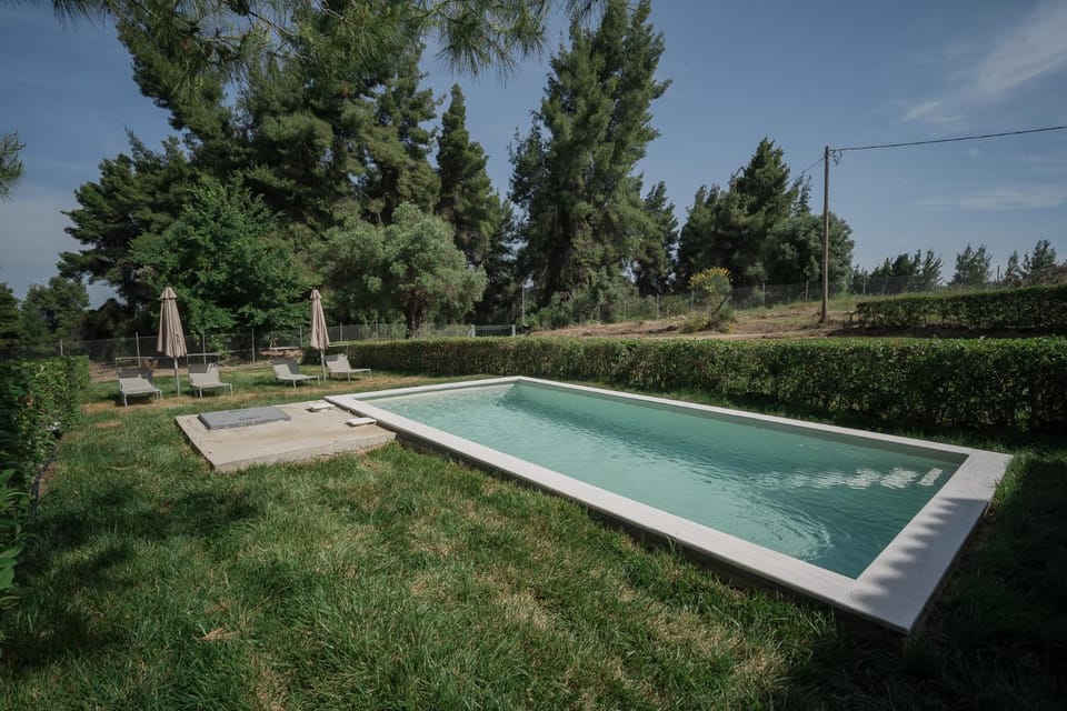 Stone Made Private Pool Villa 3 Kriopigi House in Halkidiki