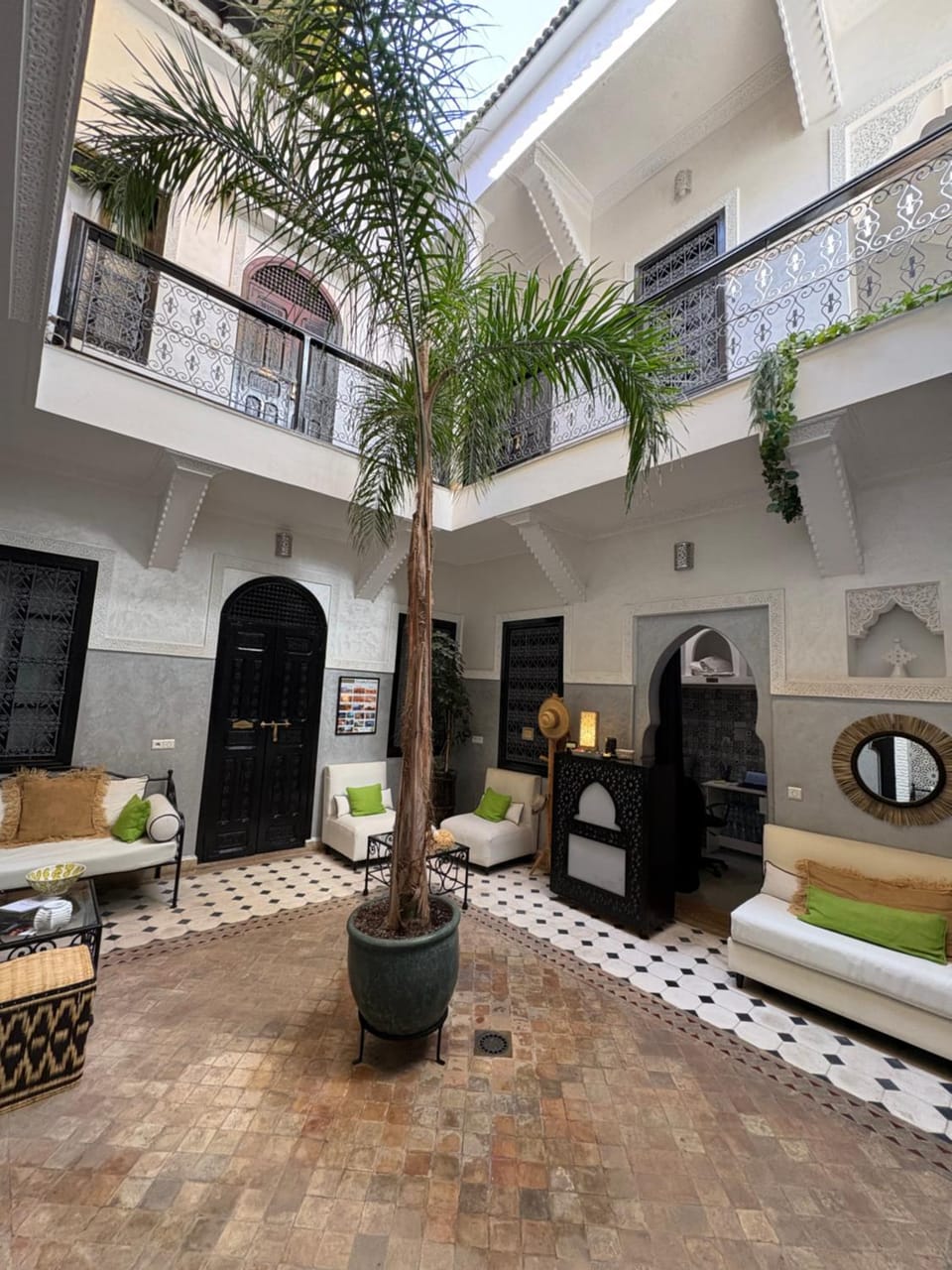 Property building, Patio