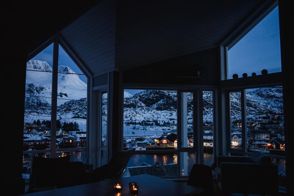 Panorama X Apartment 5 min from Reine, Hamnøy and Bodø ferry House in Lofoten