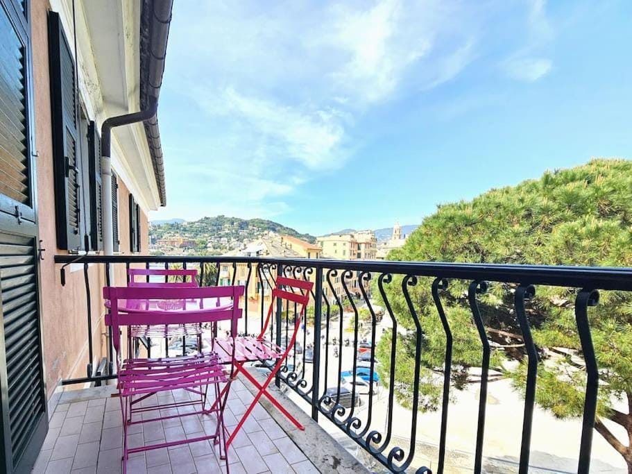 [Best View] Balcony on the Sea Apartment in Rapallo