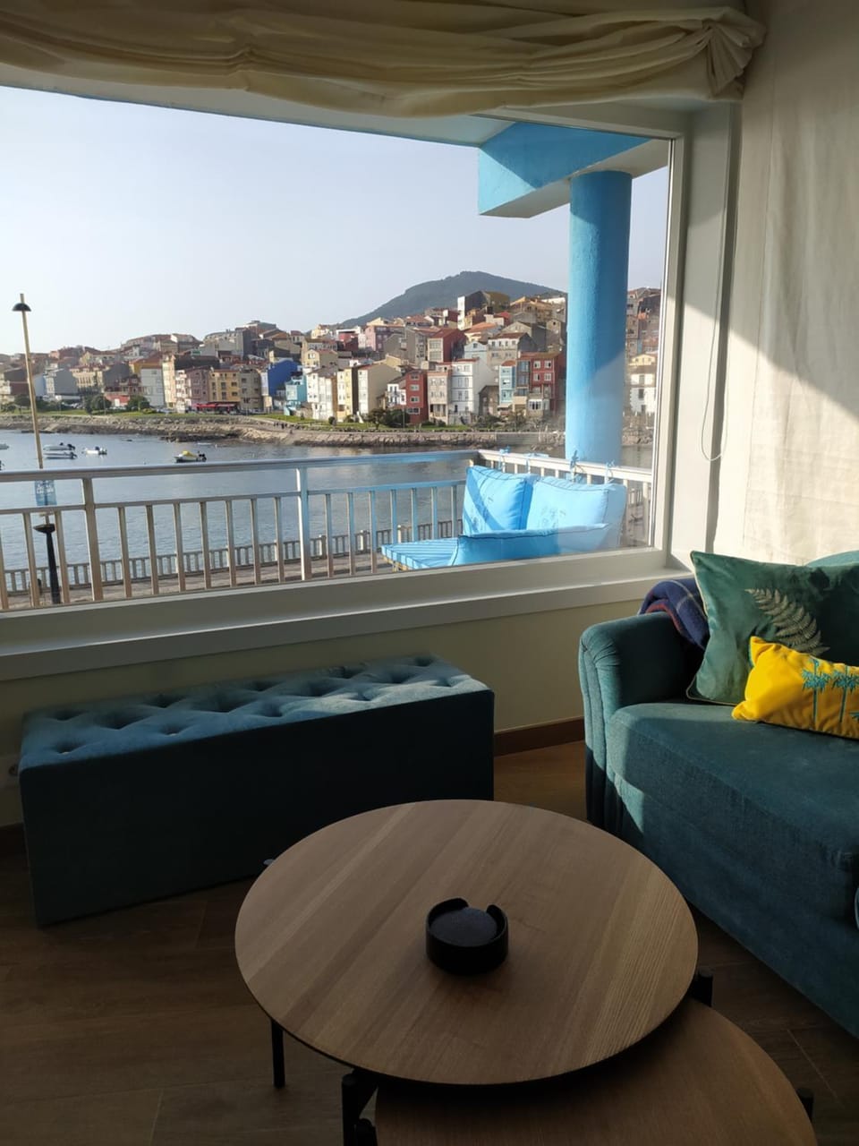 Balcony/Terrace, Living room, City view, Landmark view, Sea view