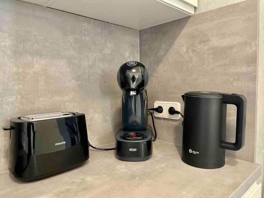 Coffee/tea facilities, Kitchen or kitchenette, toaster