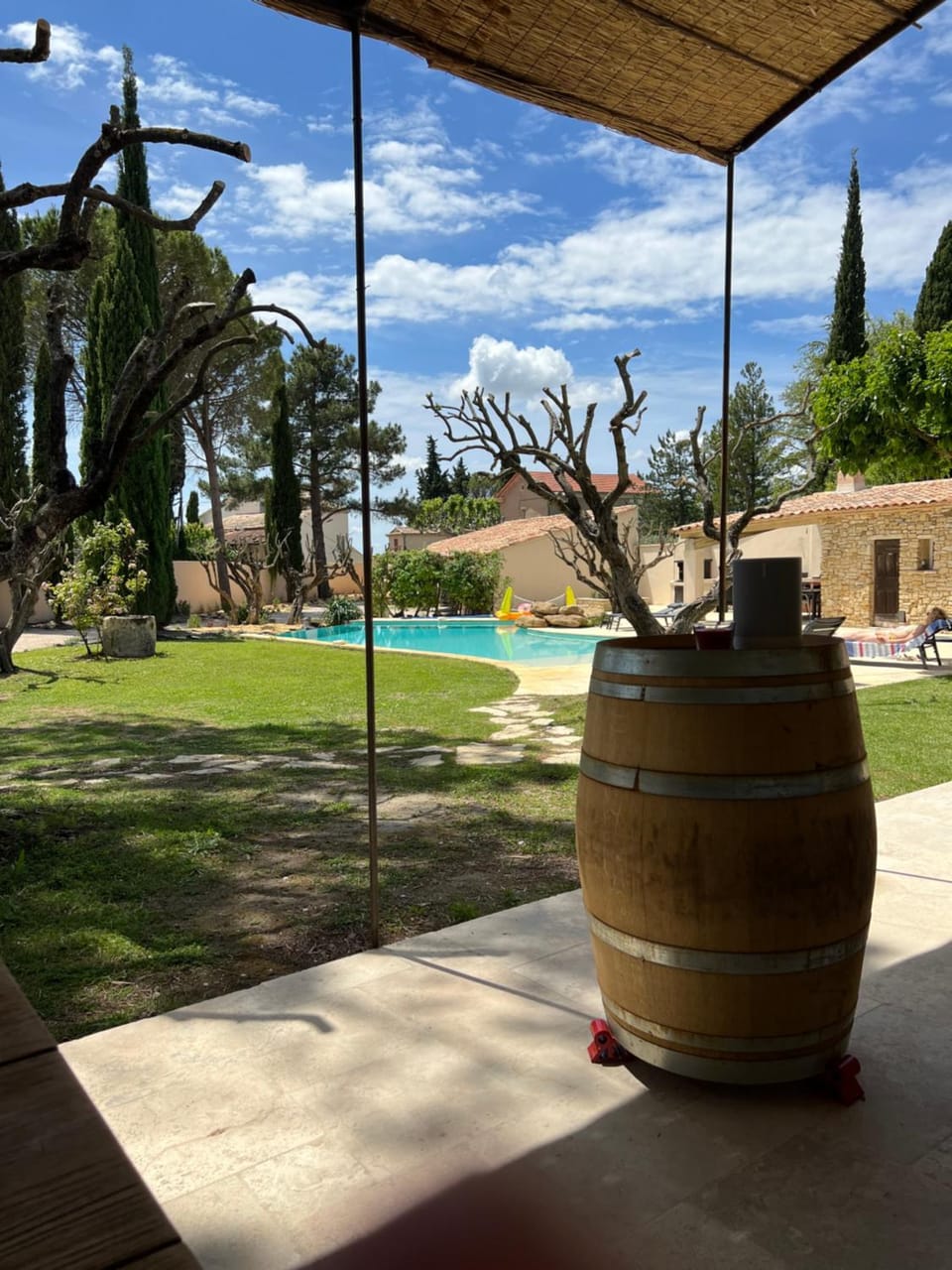 Spring, Pool view, Swimming pool