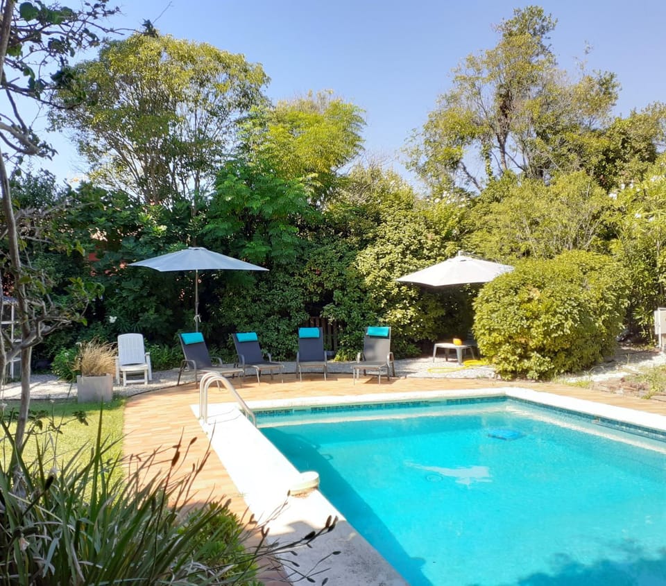 Garden, Swimming pool, sunbed