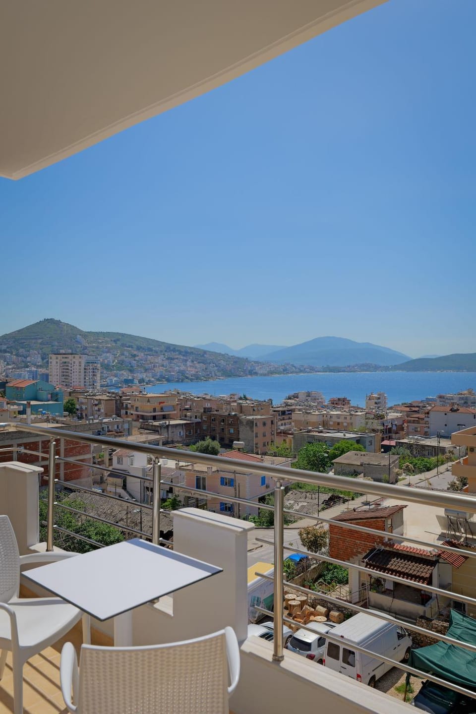 Patio, City view