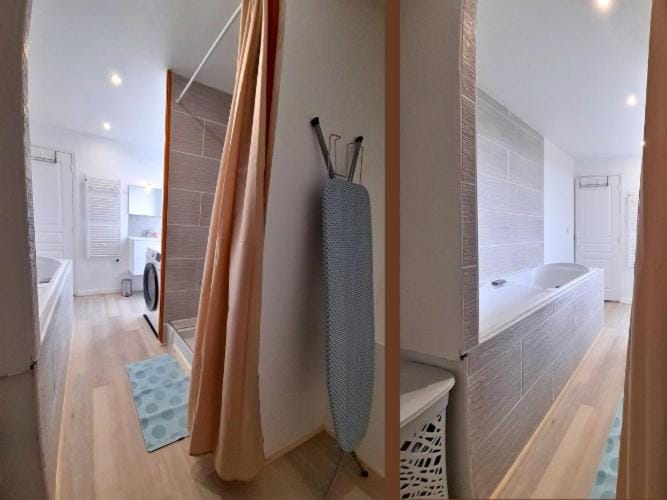 Shower, Bath, towels, washing machine