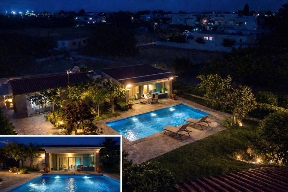 Sea Breeze & Nature villa heated pool House in Kremasti