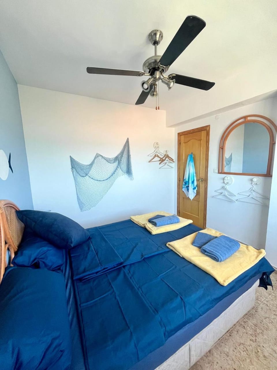 Bedroom, Sea view, Sea view, towels