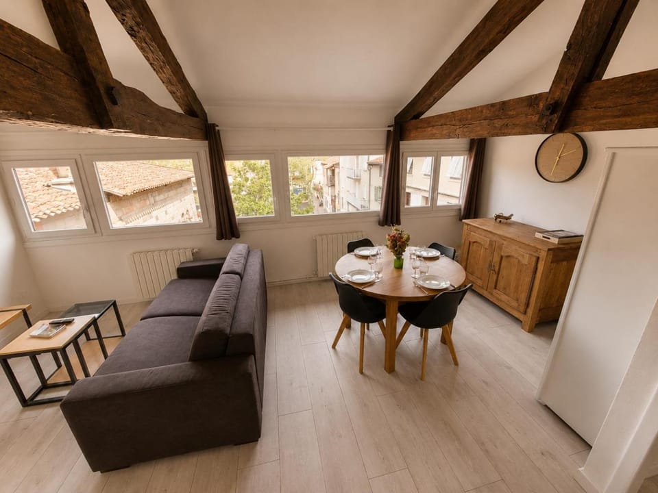 Appartement T3 vue place Vival - Coeur de Figeac médiéval - Parking Apartment in Figeac