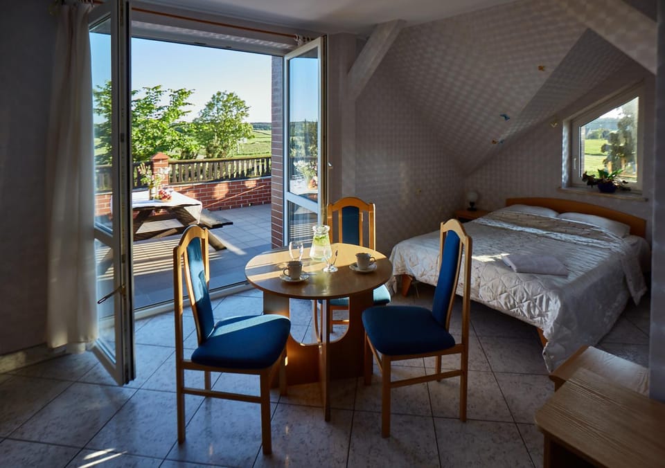 Bed, View (from property/room), Balcony/Terrace, Living room, Photo of the whole room, Seating area, Bedroom