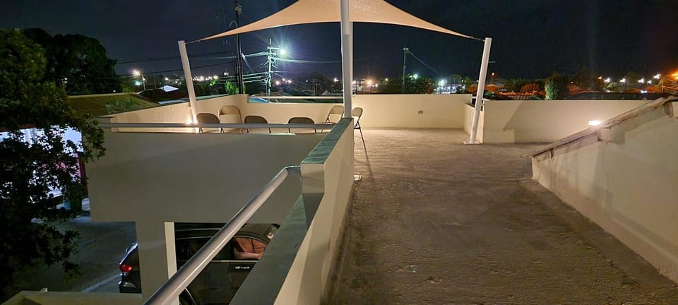 Property building, Night, View (from property/room), Balcony/Terrace