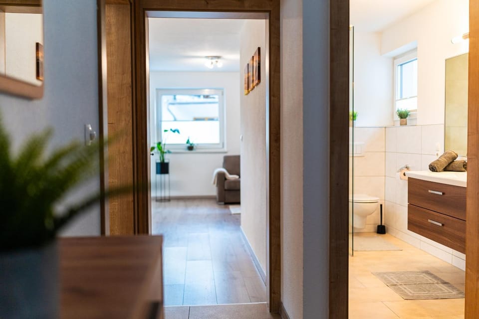 Bathroom, Living room