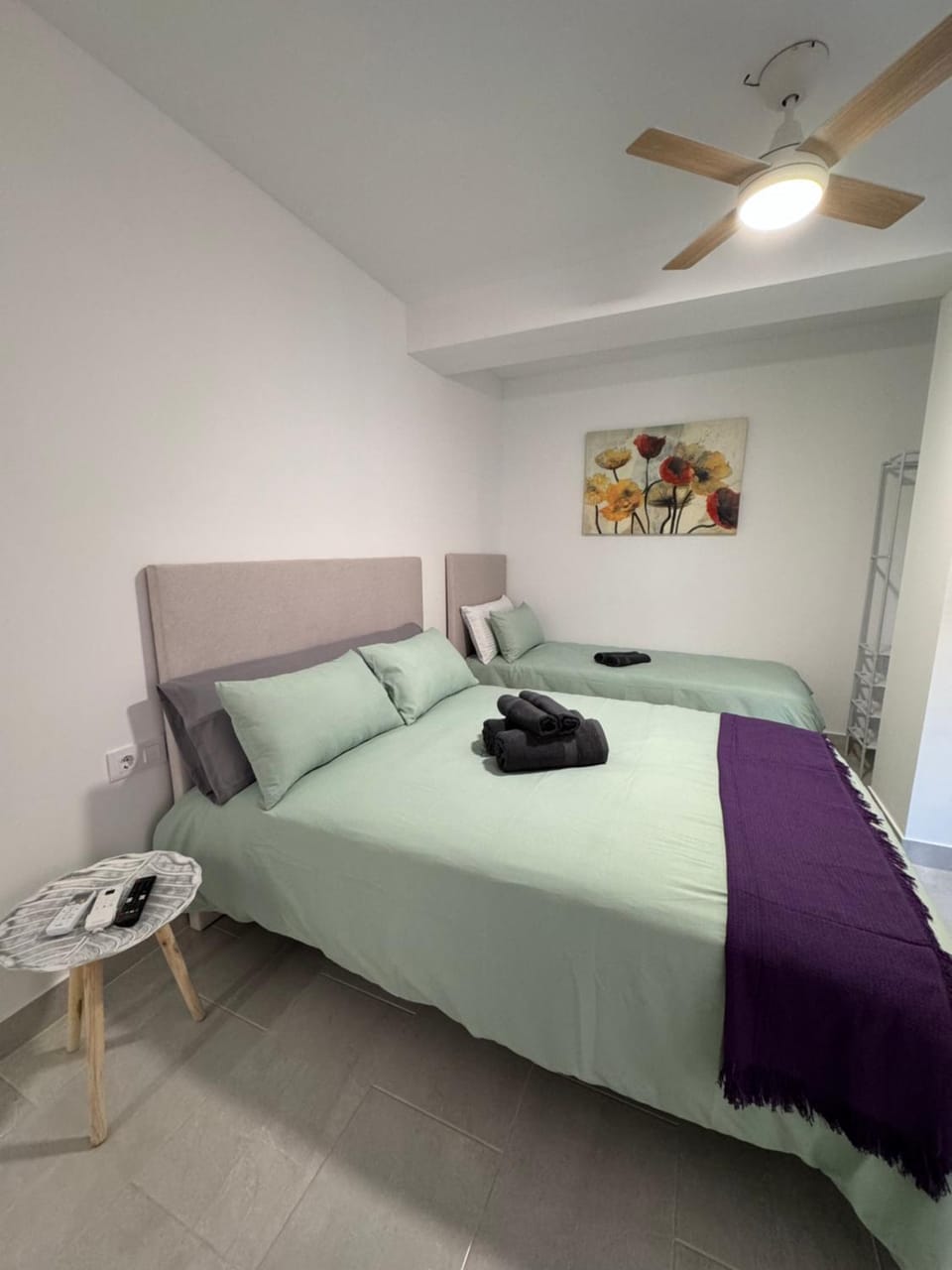 Bed, Photo of the whole room, Bedroom, fireplace