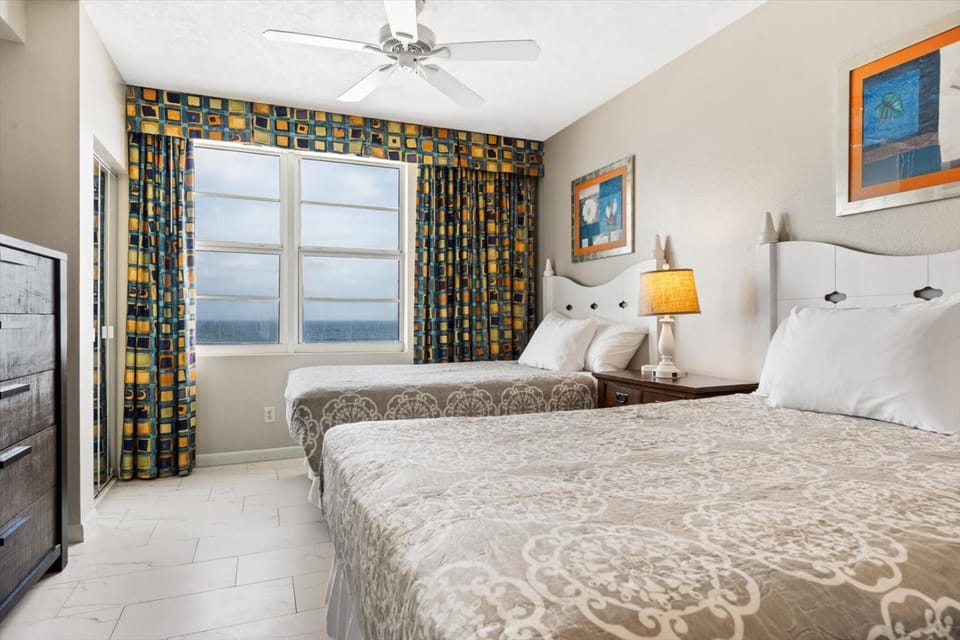 Oceanfront Bliss 2 BR Retreat with Direct Ocean Front Balcony at The Wyndham Ocean Walk Resort House in Florida