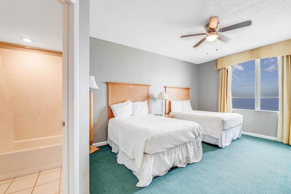 10th Floor Oasis Stunning 2BR with Spacious Private Double Balcony at The Wyndahm Ocean Walk Resort House in Florida
