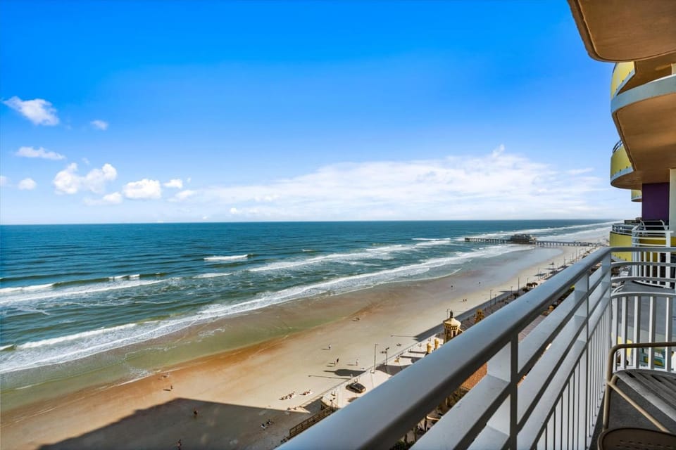 Serene Oceanfront Getaway 1BR with Private Balcony at Wyndham Oceanwalk House in Florida